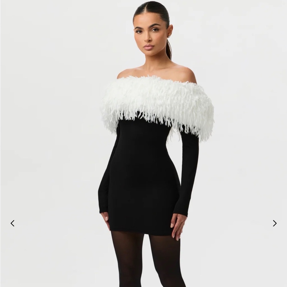 Naked wardrobe bodycon mini dress